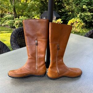 The North Face Brown Leather 15” High Boots